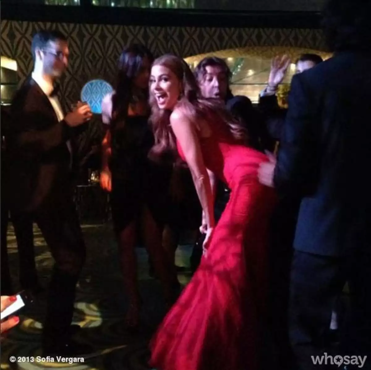 La actriz demostró que si de bailar se trata ella es la reina.