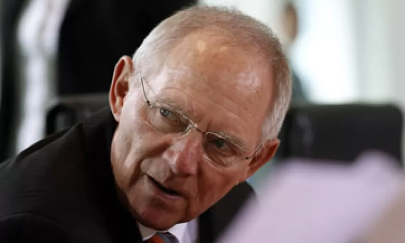 Schaeuble participó en una conferencia de prensa en el marco de la reunión del Fondo Monetario Internacional. (Foto: Reuters)