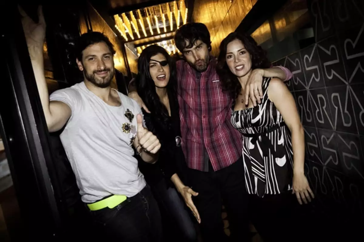 Leo Gaetani, Sonia Velásquez, Benny Ibarra, Isadora González.