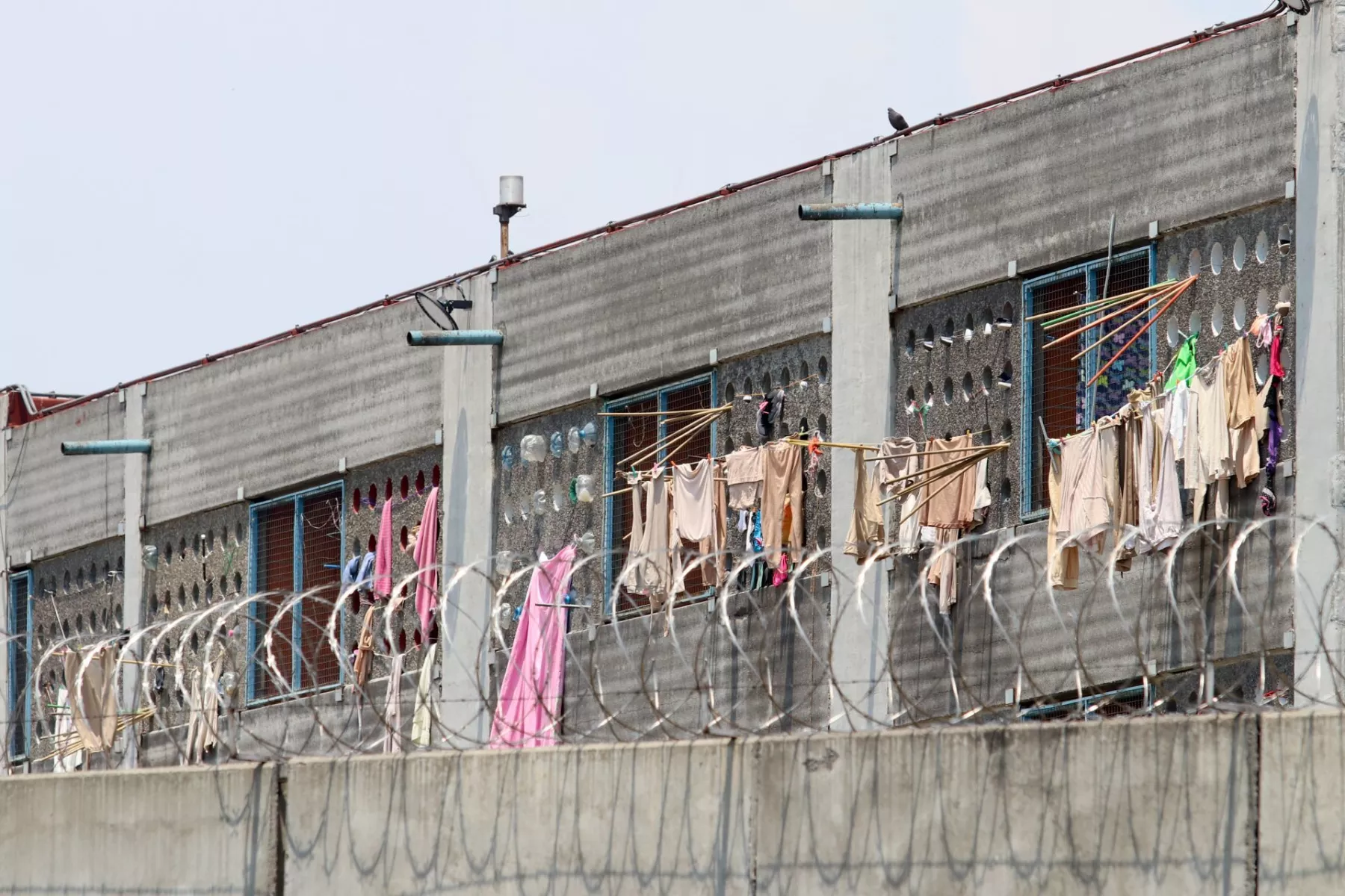Vista de los dormitorios del Penal Femenil Santa Martha Acatitla