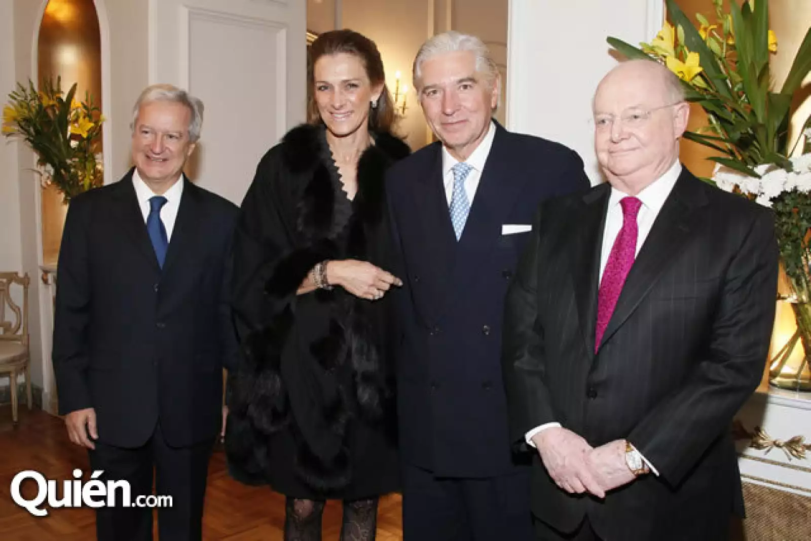 Daniel Parfait,Pilar y Antonio Ariza y Juan Beckmann