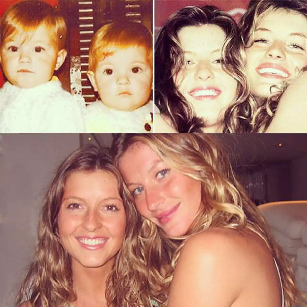 Hoy también es el cumpleaños de Patricia Bündchen, la gemela de Gisele, que también estudió modelaje, pero al no tener tanto éxito como su hermana, decidió convertirse en su representante.