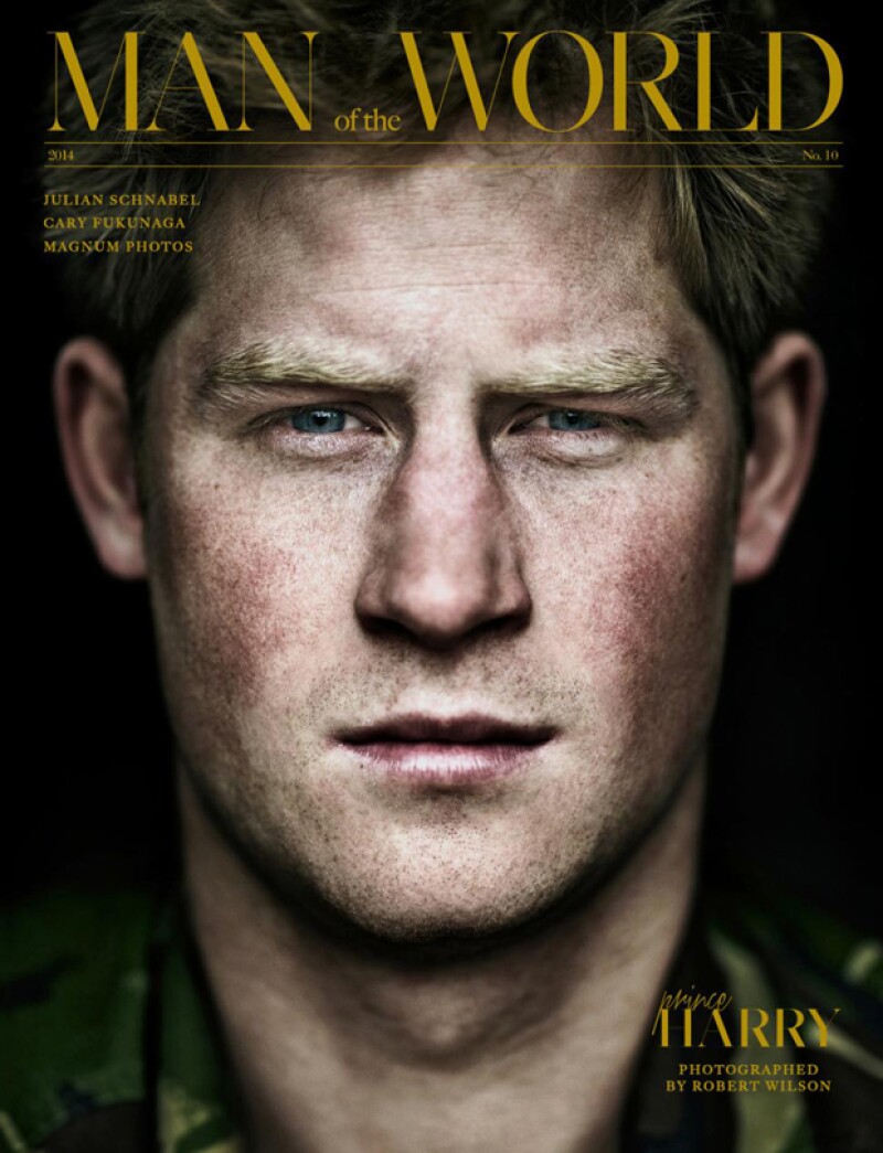 Esta es la primera portada del príncipe Enrique en una publicación de moda estadounidense.