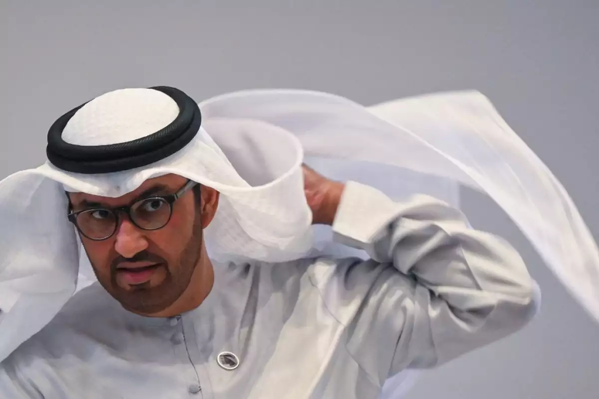El sultán Ahmed Al-Jaber, presidente de la COP28, designado y ministerio de Industria y Tecnología Avanzada de los Emiratos Árabes Unidos, asiste a la 4a reunión del grupo de trabajo sobre sostenibilidad ambiental y climática celebrada en Chennai el 27 de julio de 2023. Los líderes mundiales se enfrentarán a un ajuste de cuentas sobre el fracaso de la humanidad para frenar las emisiones de calentamiento del clima y la contaminación de los combustibles fósiles cuando se reúnan para las conversaciones sobre el clima de la ONU la próxima semana, ya que el planeta se hincha en probablemente el año más caluroso de la historia humana. 
