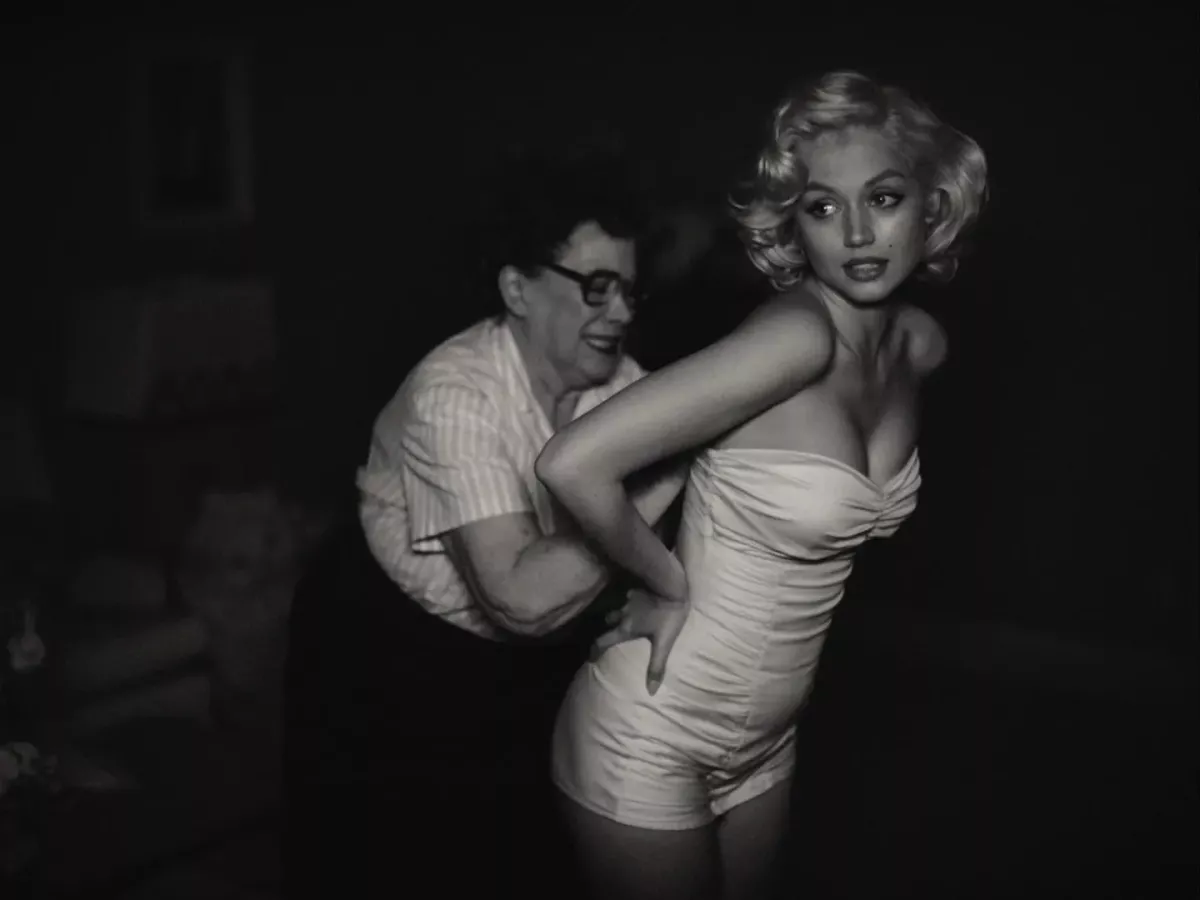 Ana de Armas como Marilyn Monroe