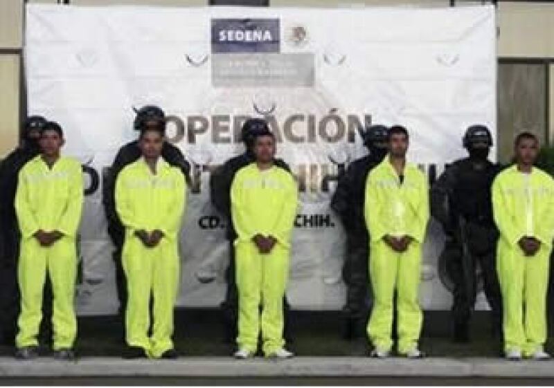 Los detenidos, presuntos miembros de de "Gente Nueva", tienen entre 22 y 27 años de edad.