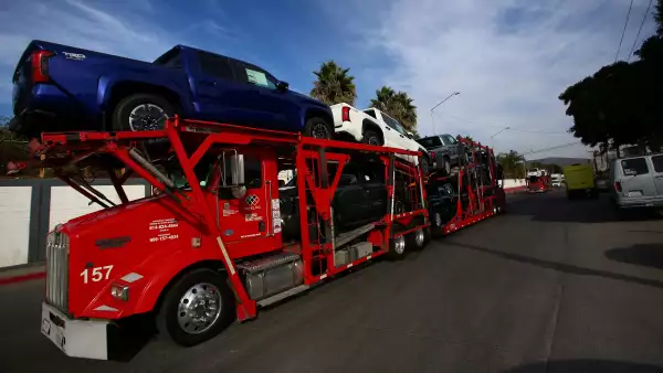 Exportacion autos tren