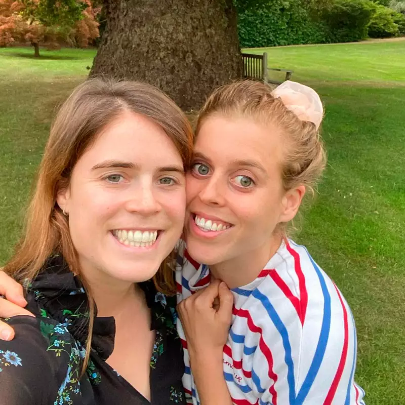 La princesa Eugenia y la princesa Beatriz