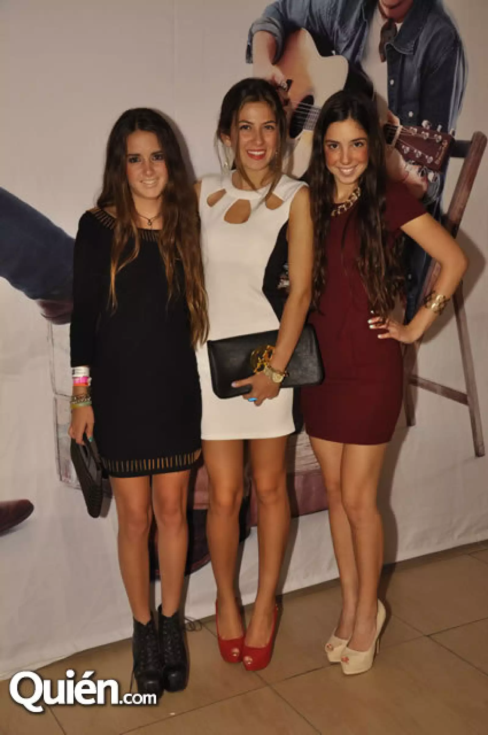 Lorenza Padilla, Nicole Antonio y Sofía Bortoni