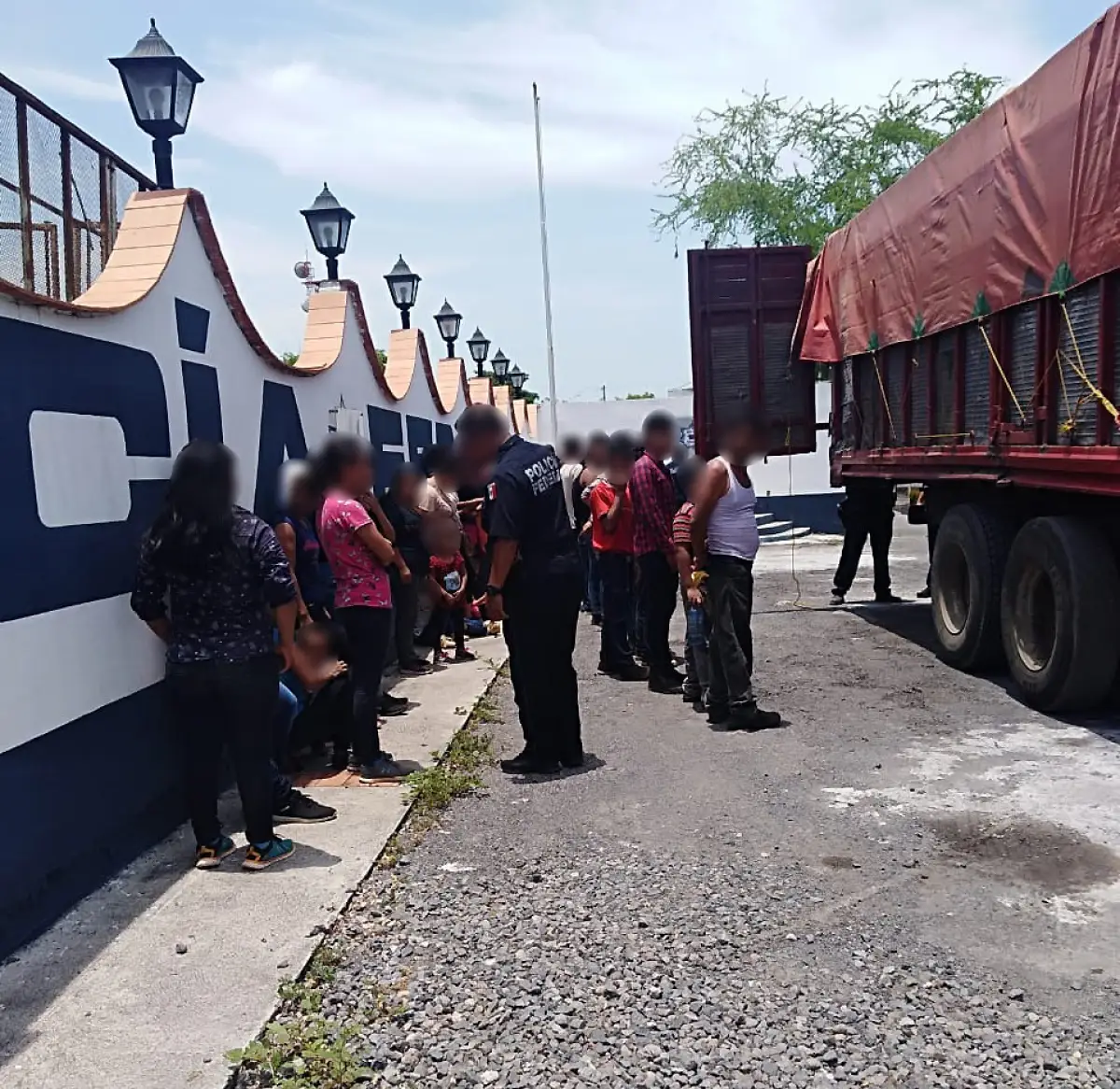 Migrantes en Veracruz