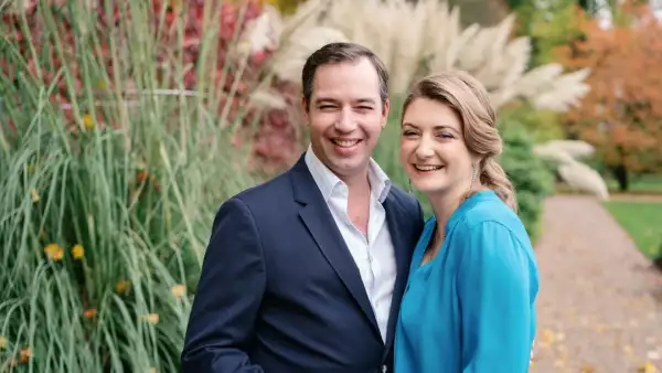 Guillermo y Stephanie de Luxemburgo