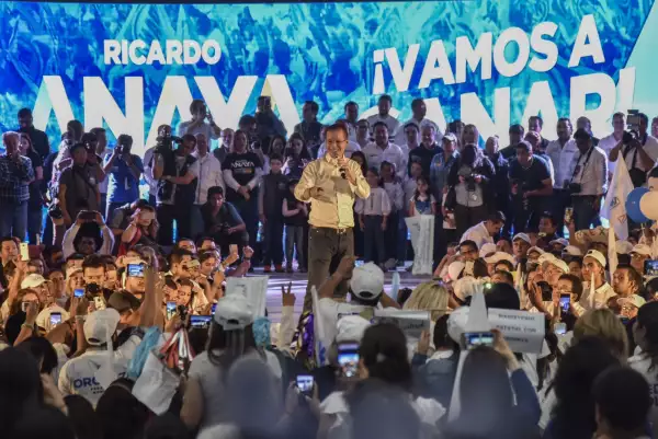 Ricardo Anaya, excandidato a la presidencia por la coalición “Por México al Frente"