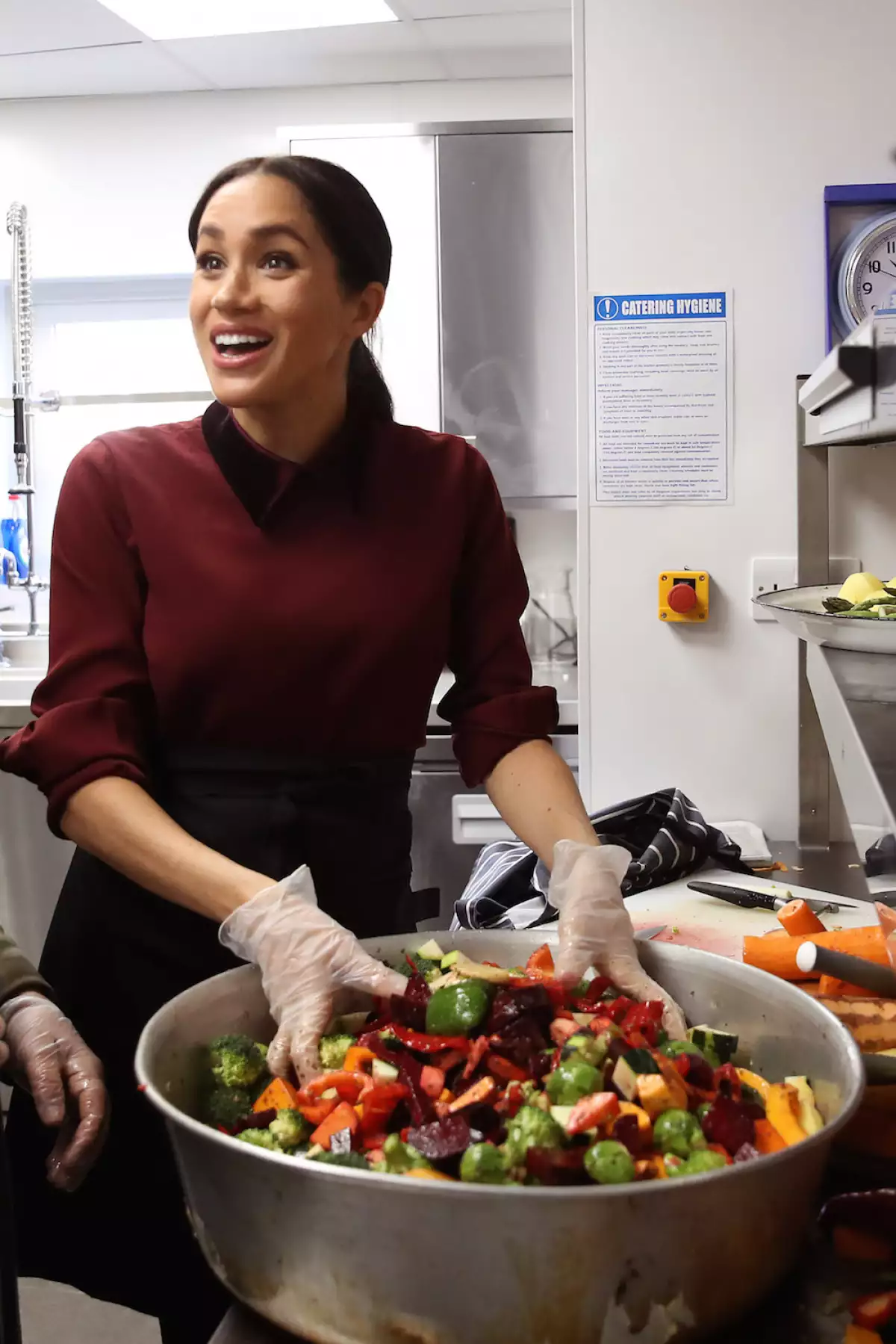The Duchess Of Sussex Visits The Hubb Community Kitchen