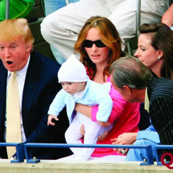 Donald Trump, Barrón William, Melania Knauss de Trump