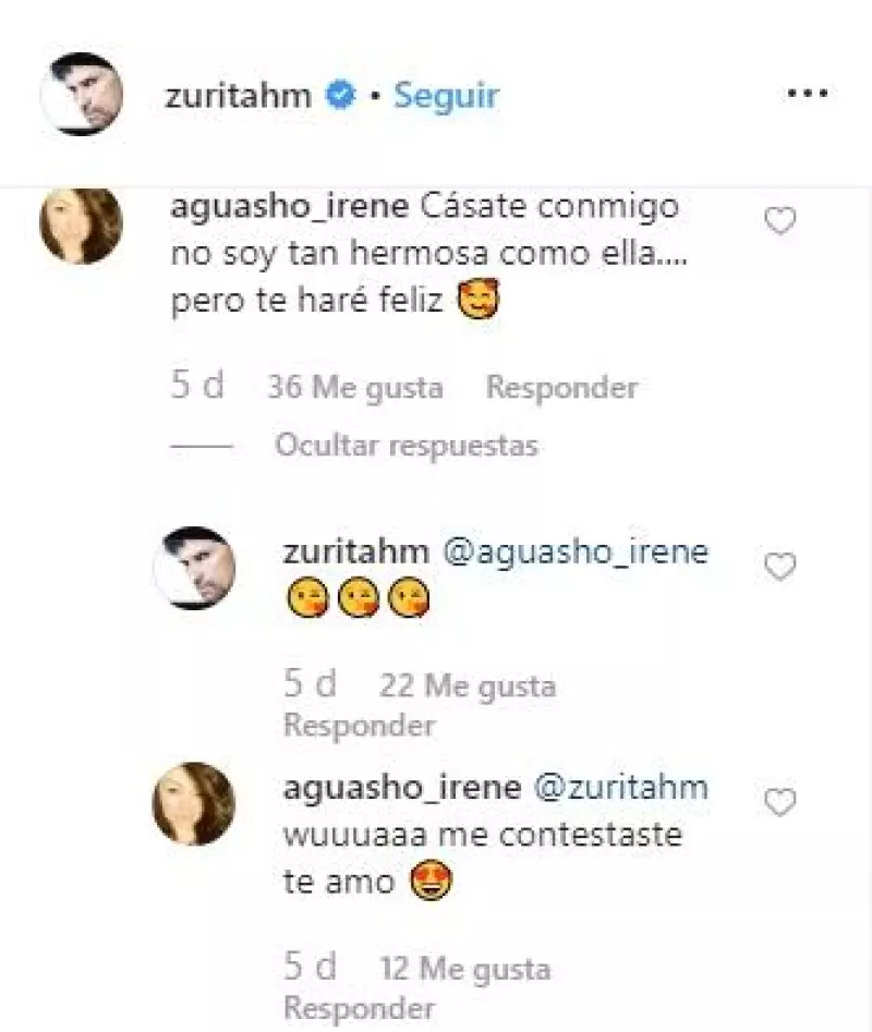 Instagram de Humberto Zurita
