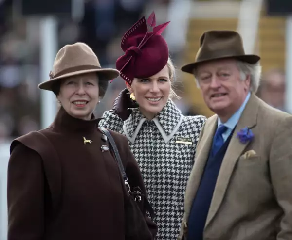 Princesa Ana, Zara Phillips y Andrew Parker