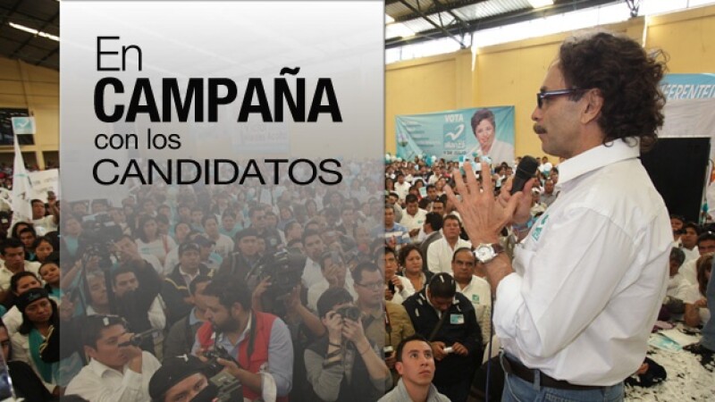 en campaña con Gabriel Quadri