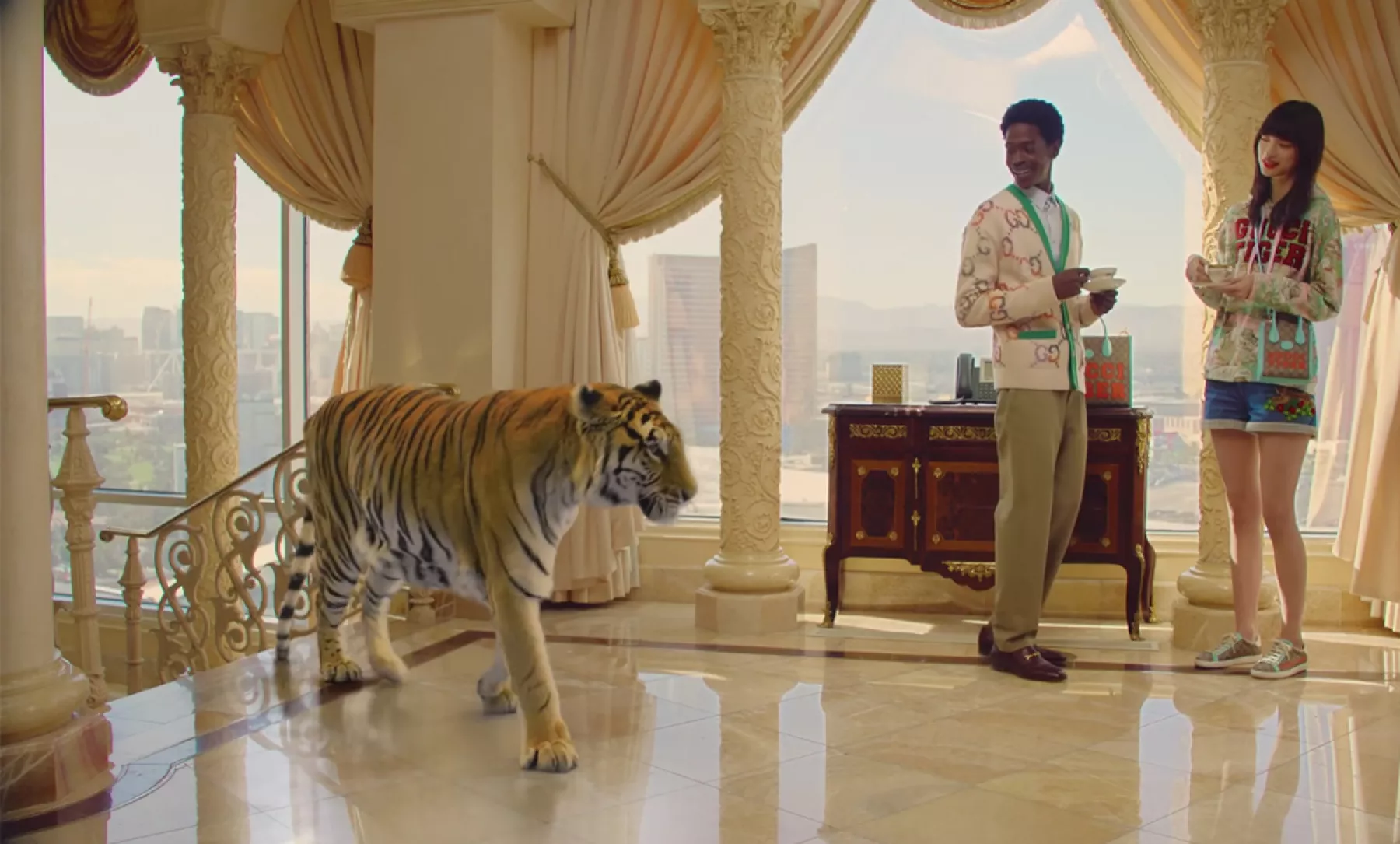 gucci campaña tigre protectores animales