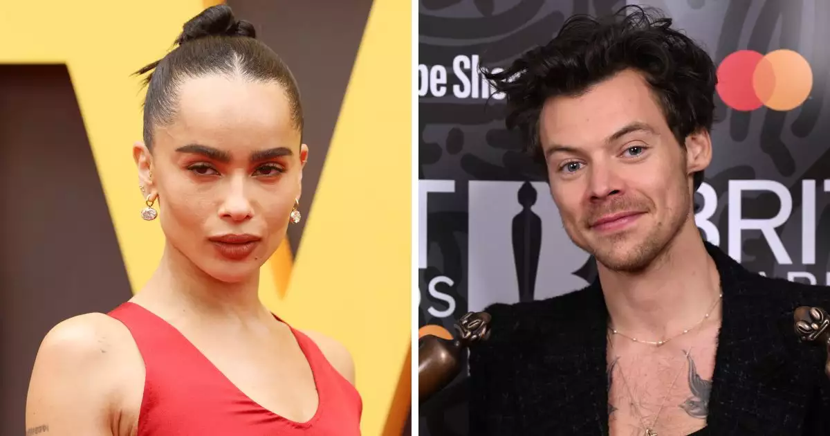 Zoë Kravitz y Harry Styles 