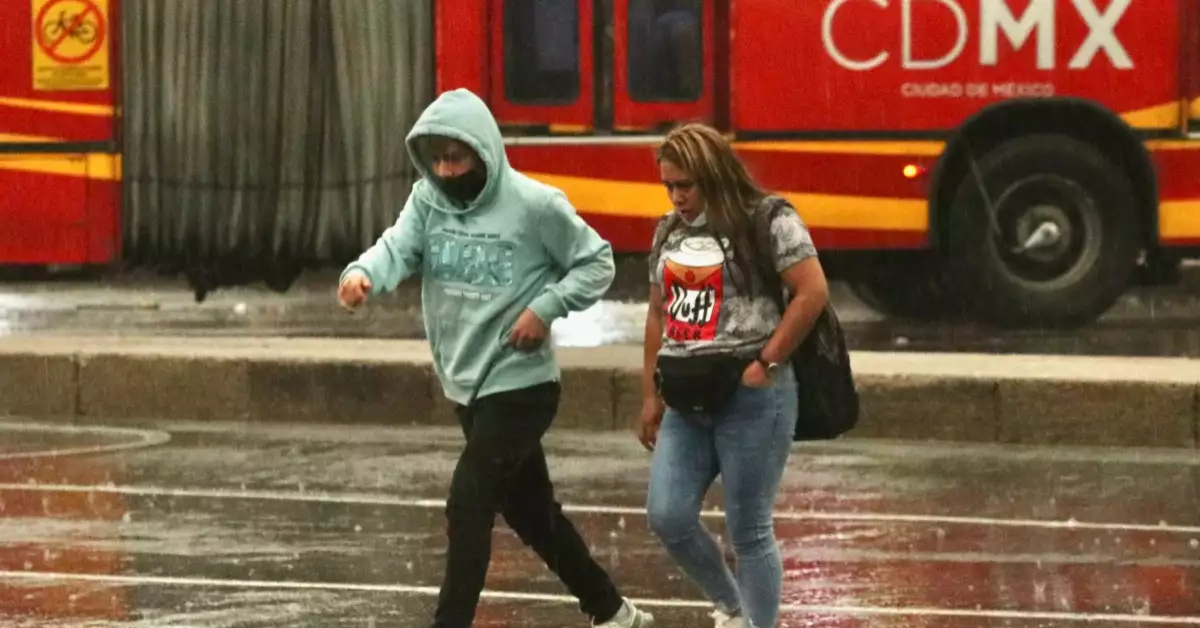 Lluvias intensas y caída de granizo en CDMX, el pronóstico para este jueves 2 de octubre