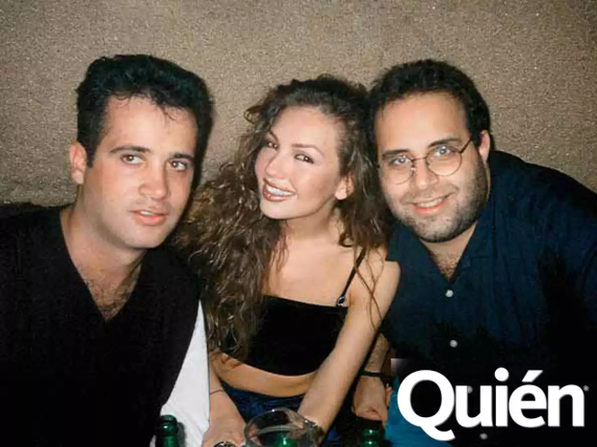 Roberto Slim y Thalía.