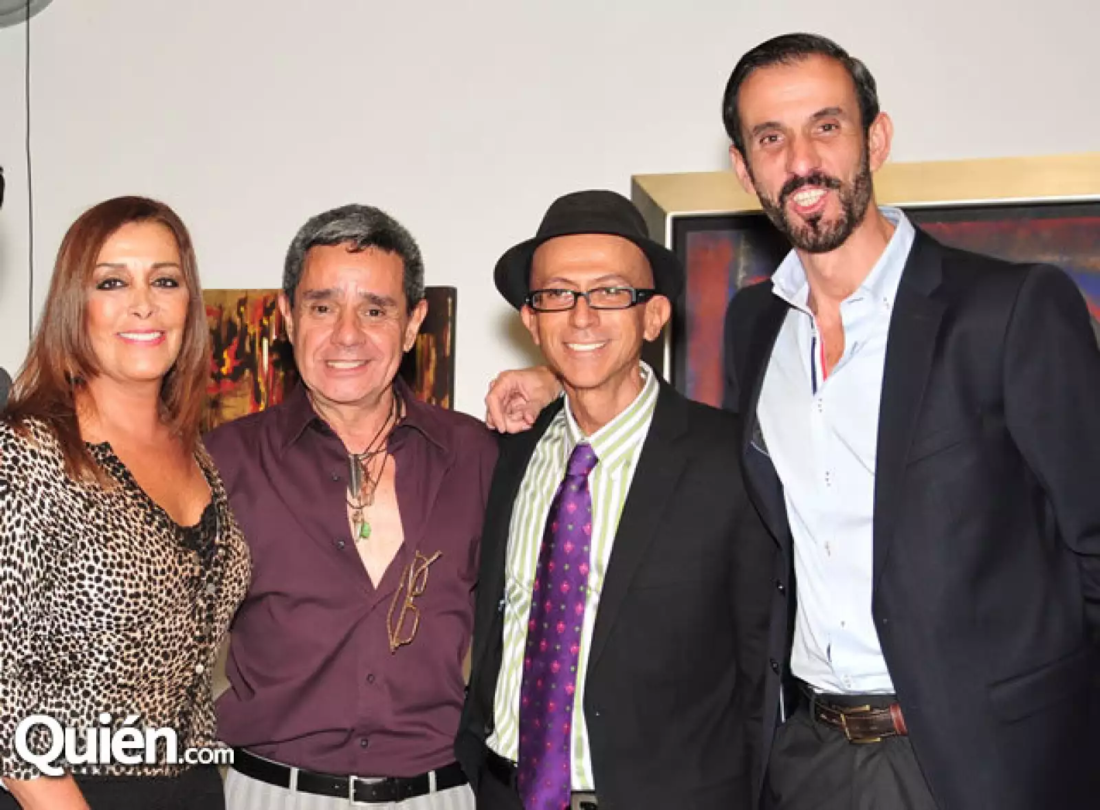 Silvia Pasquel, Charlie Cordero, Óscar Román y Luis Pastrana