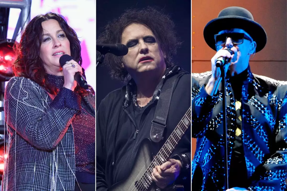 Alanis Morissette, Robert Smith y Neil Tennant