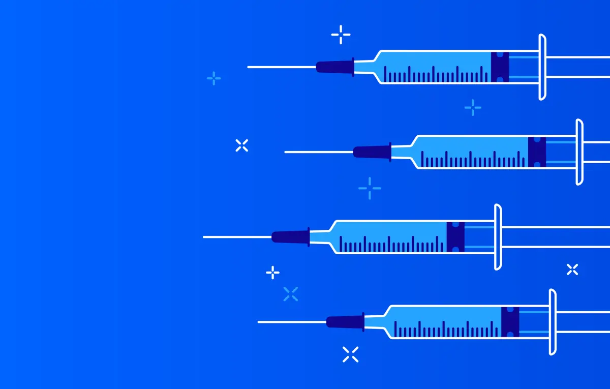 Vaccine Shot Injection Syringe Background