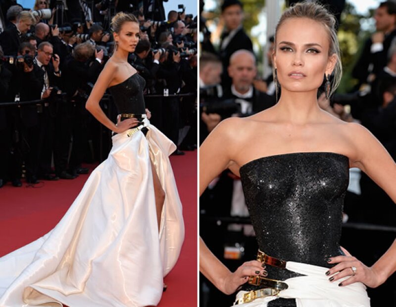 Natasha Poly en Versace.