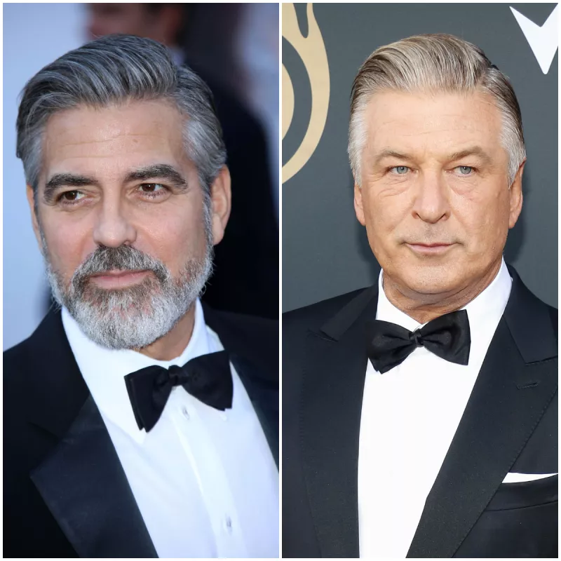 George Clooney y Alec Baldwin.