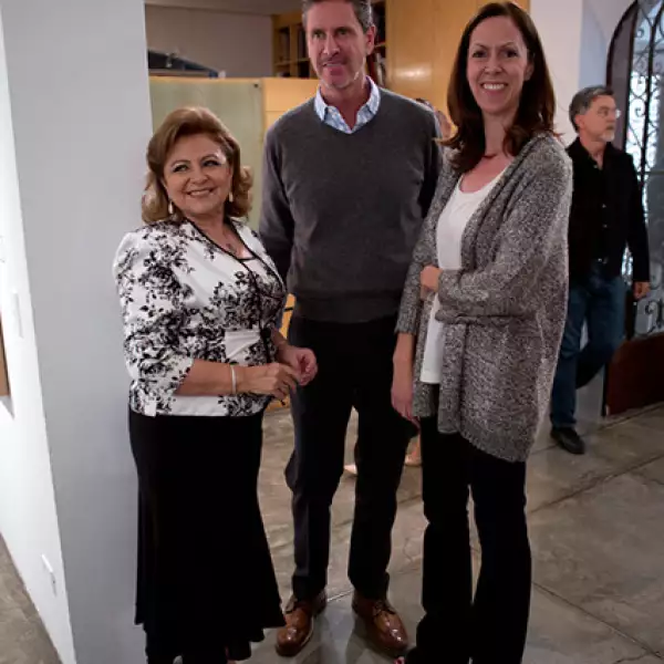 Yolanda Román, Miguel Ortiz Monasterio y Farnanda Ortiz Monasterio