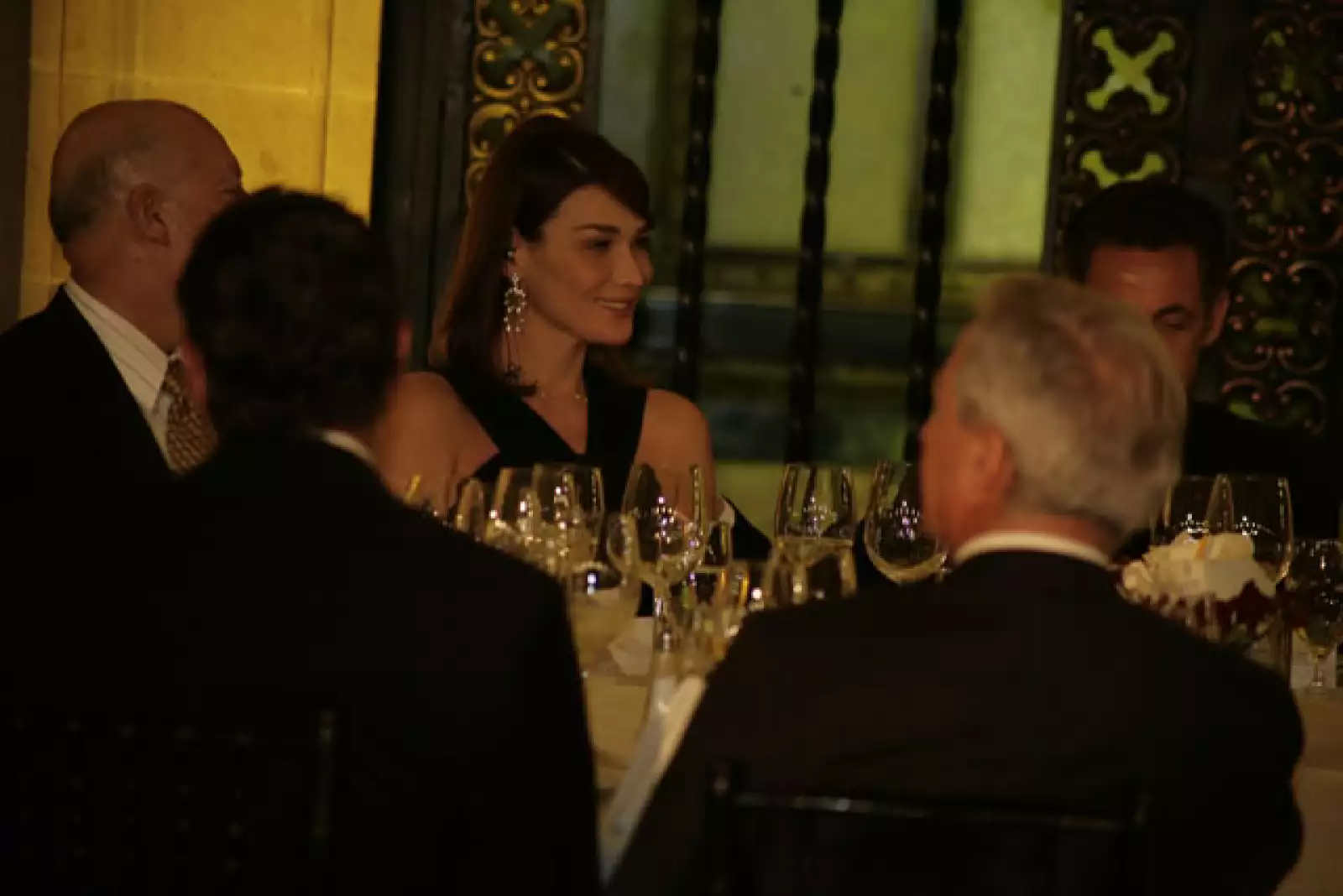 Cena Sarkozy en Palacio Nacional