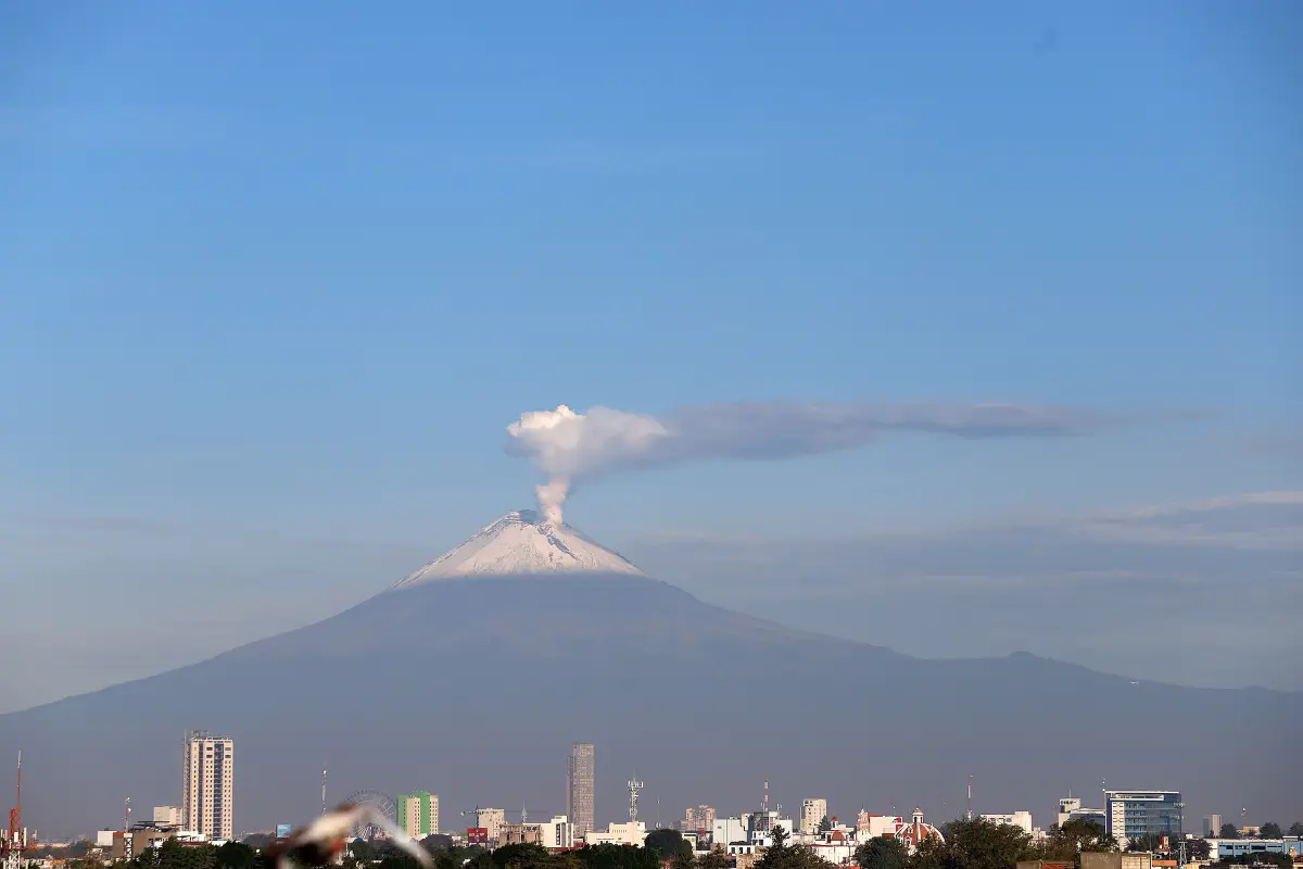 Fumarola en el Popo