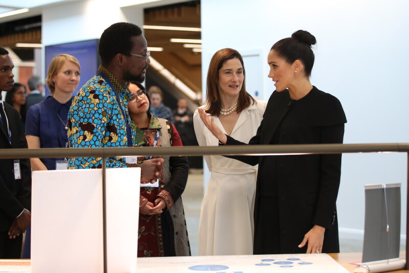 Meghan Duchess of Sussex visit to the Association of Commonwealth Universities, London, UK - 31 Jan 2019