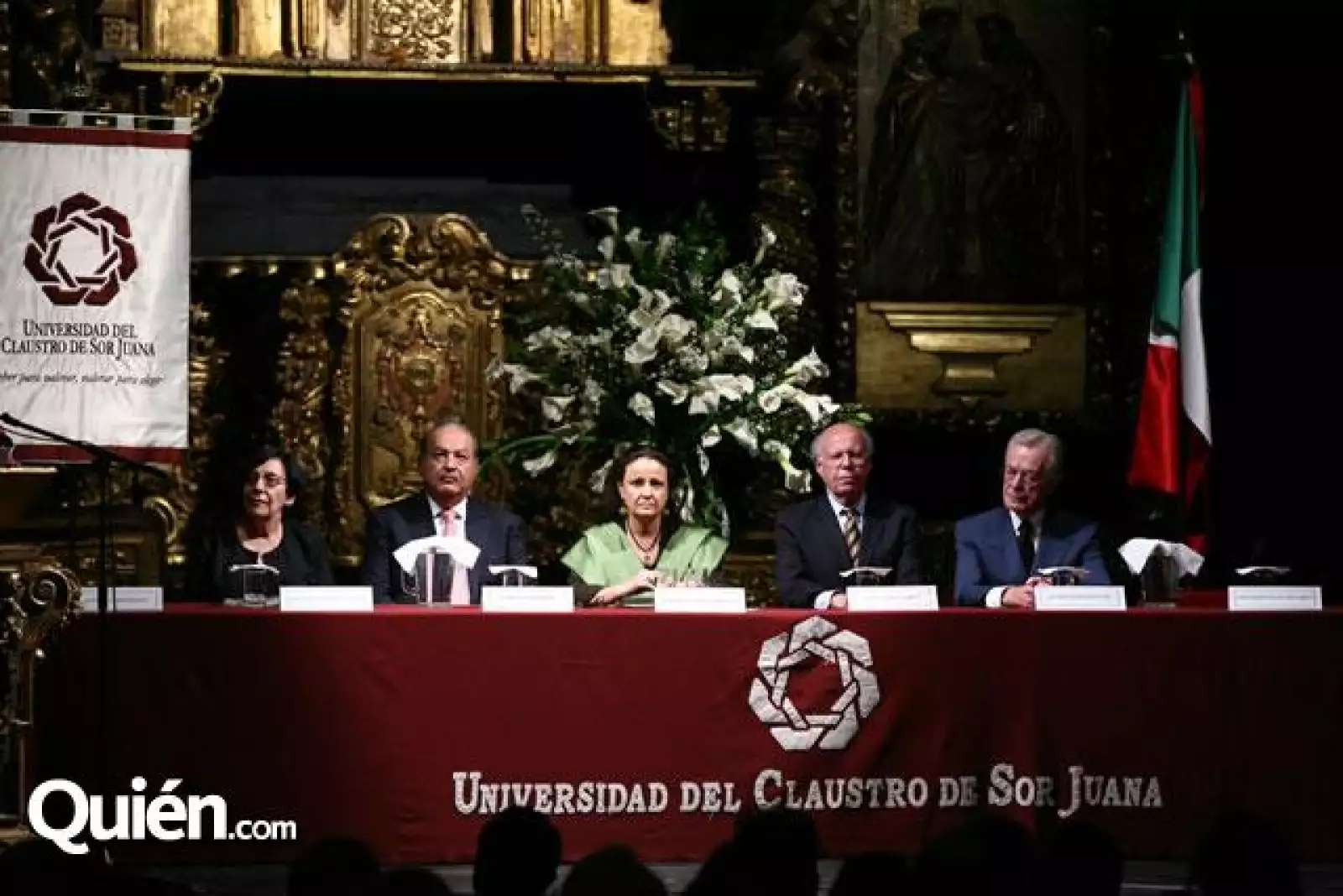 Alejandra Moreno Toscano,Carlos Slim Helú,Carmen Beatriz López Portillo,José Narro Robles,Jacobo Zabludovsky