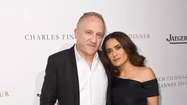 François Pinault y Salma Hayek