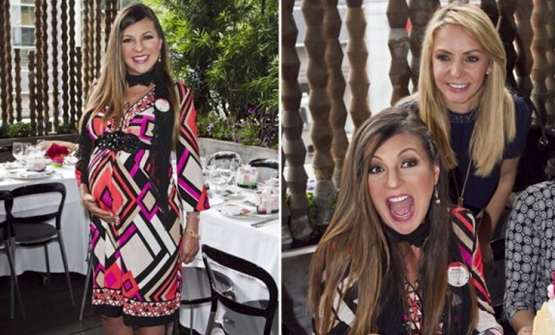 Hace dos meses tuvo otro baby shower con su amiga de OV7 Lidia Ávila y en éste también estuvo presente la rubia Érika Zaba.