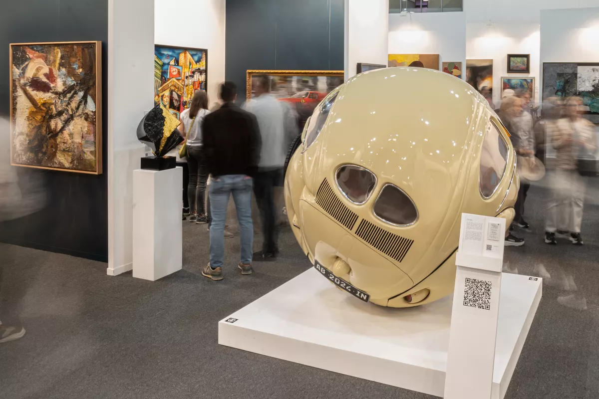 Vista de Zona Maco, la feria de arte más importante de Latinoamérica. 