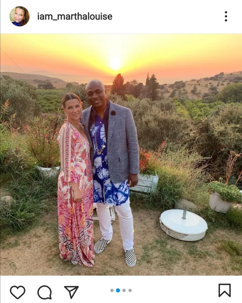 Marta Luisa de Noruega y Durek Verret