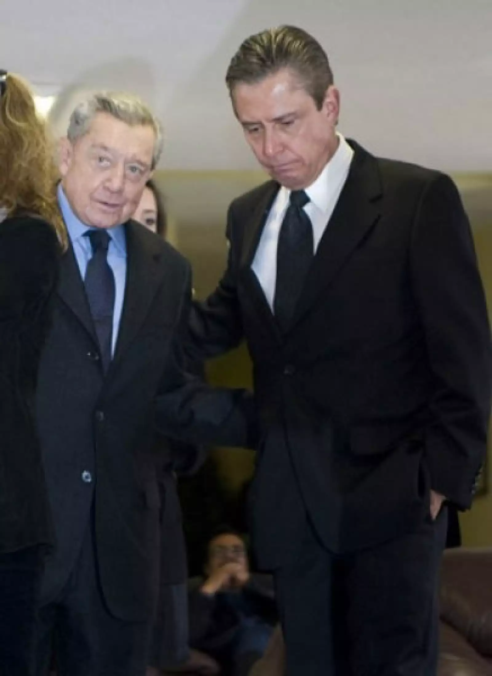 Miguel Alemán Velasco acompañó a Gilberto de Anda, hijo del cineasta.