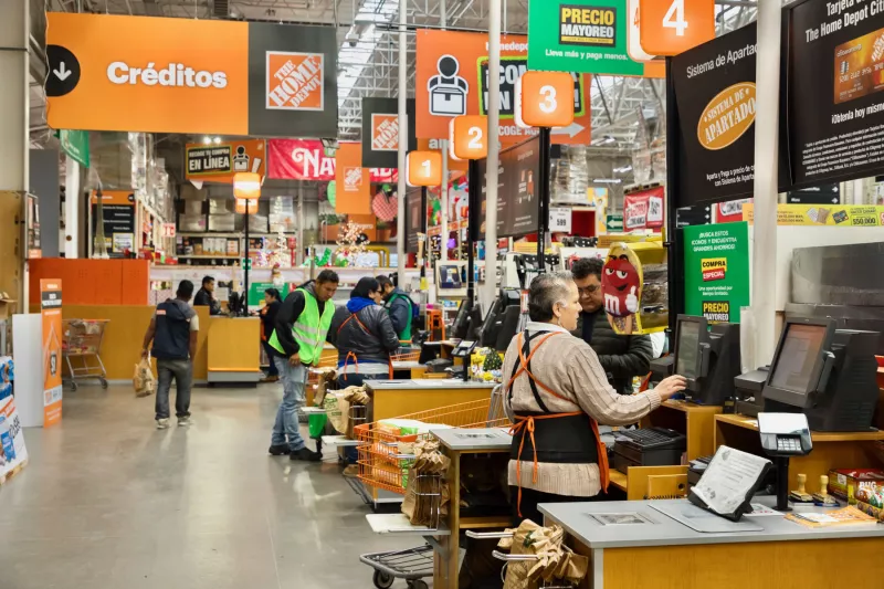 home depot inversion mexico