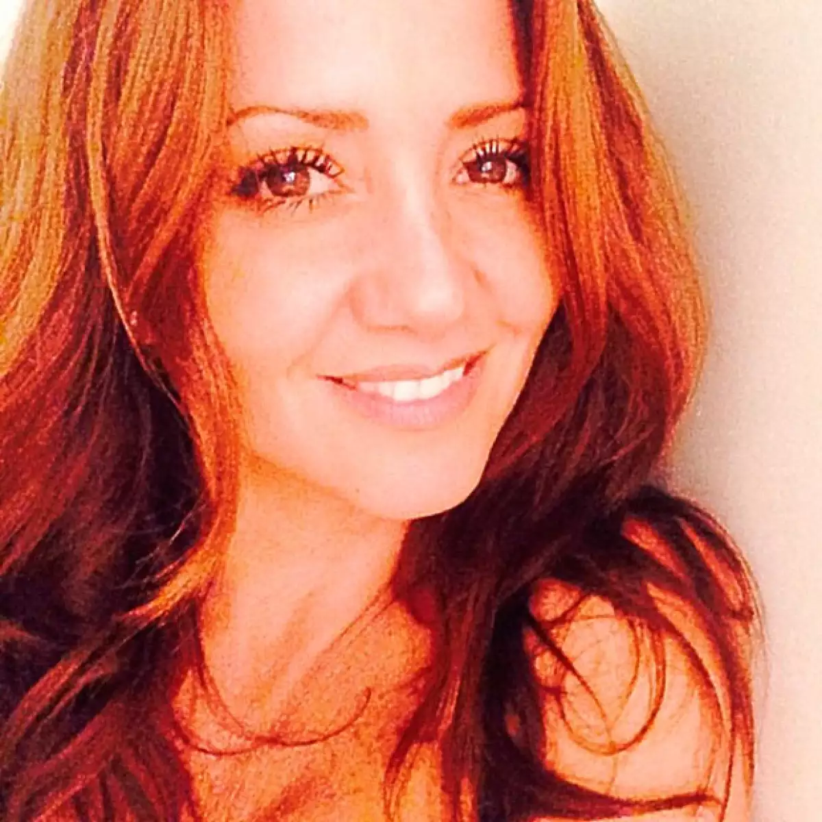 Andrea también fue de las celebridades que vio la pelea de Mayweather y Pacquiao.