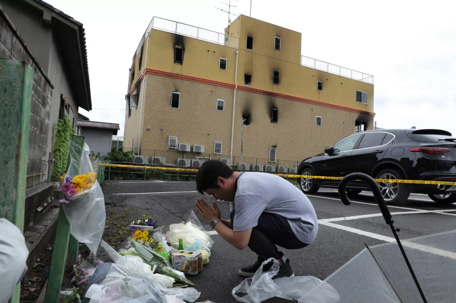 Luto por el incendio en Kyoto Animation