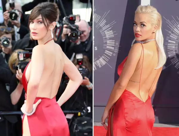 También el escote es distinto un vestido de otro, así como la terminación en la parte de la cintura. ¿Ya notaste la diferencia?