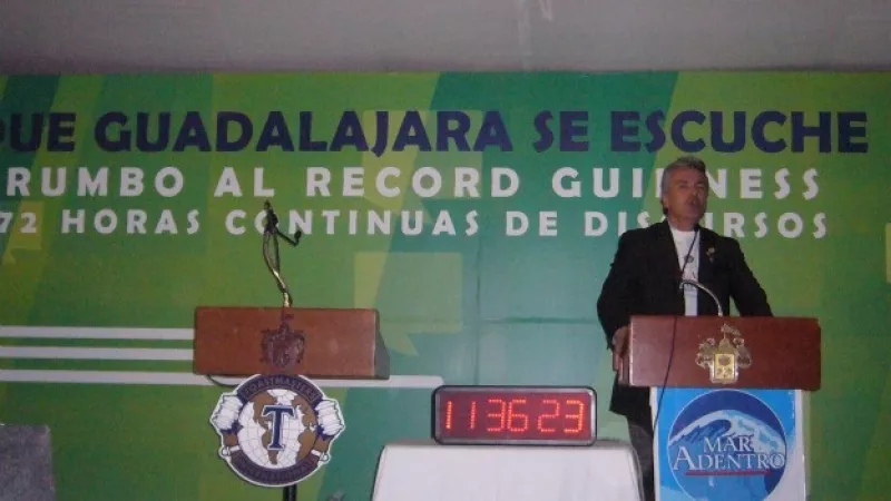 récord Guinnes discurso más largo