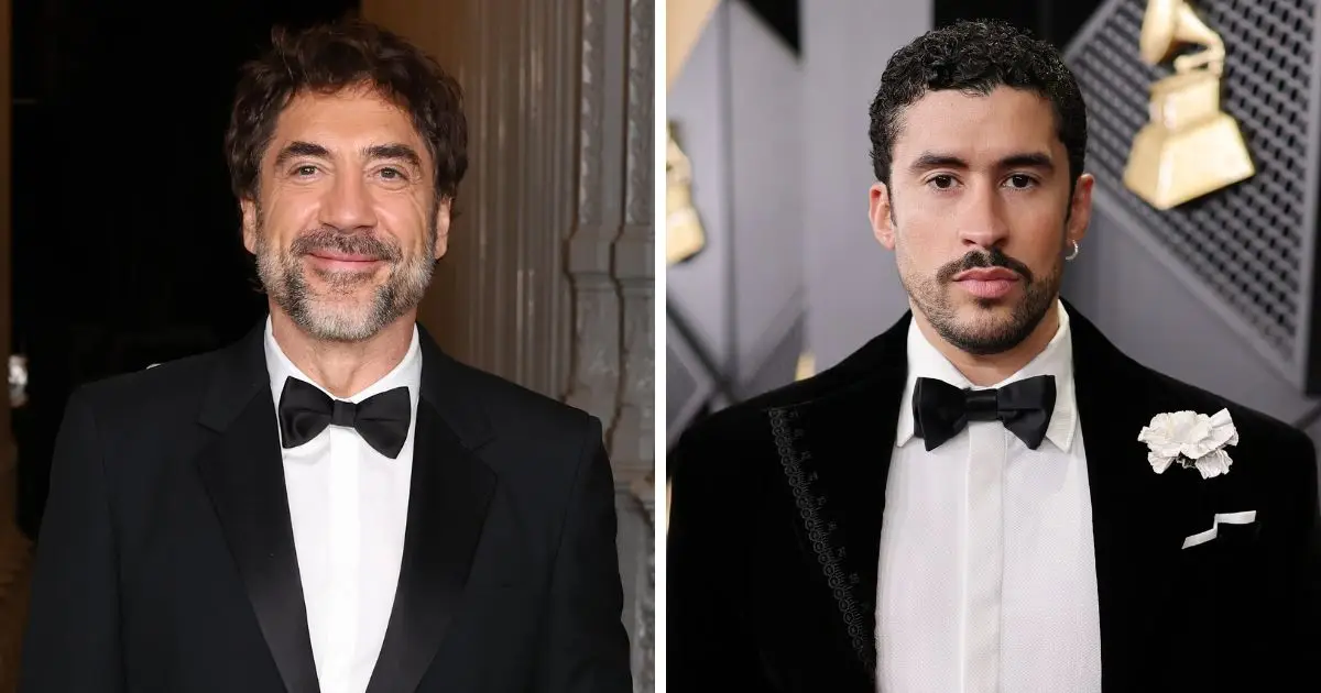 Javier Bardem y Bad Bunny