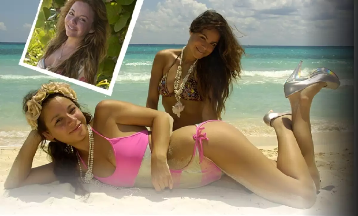 La hermanas Pamela y Paola Wong junto con Cuca Díaz, viajaron a las paradisiacas playas del mar Caribe para grabar un video con el que se presentarán en Mercedes Benz DFashion esta semana.