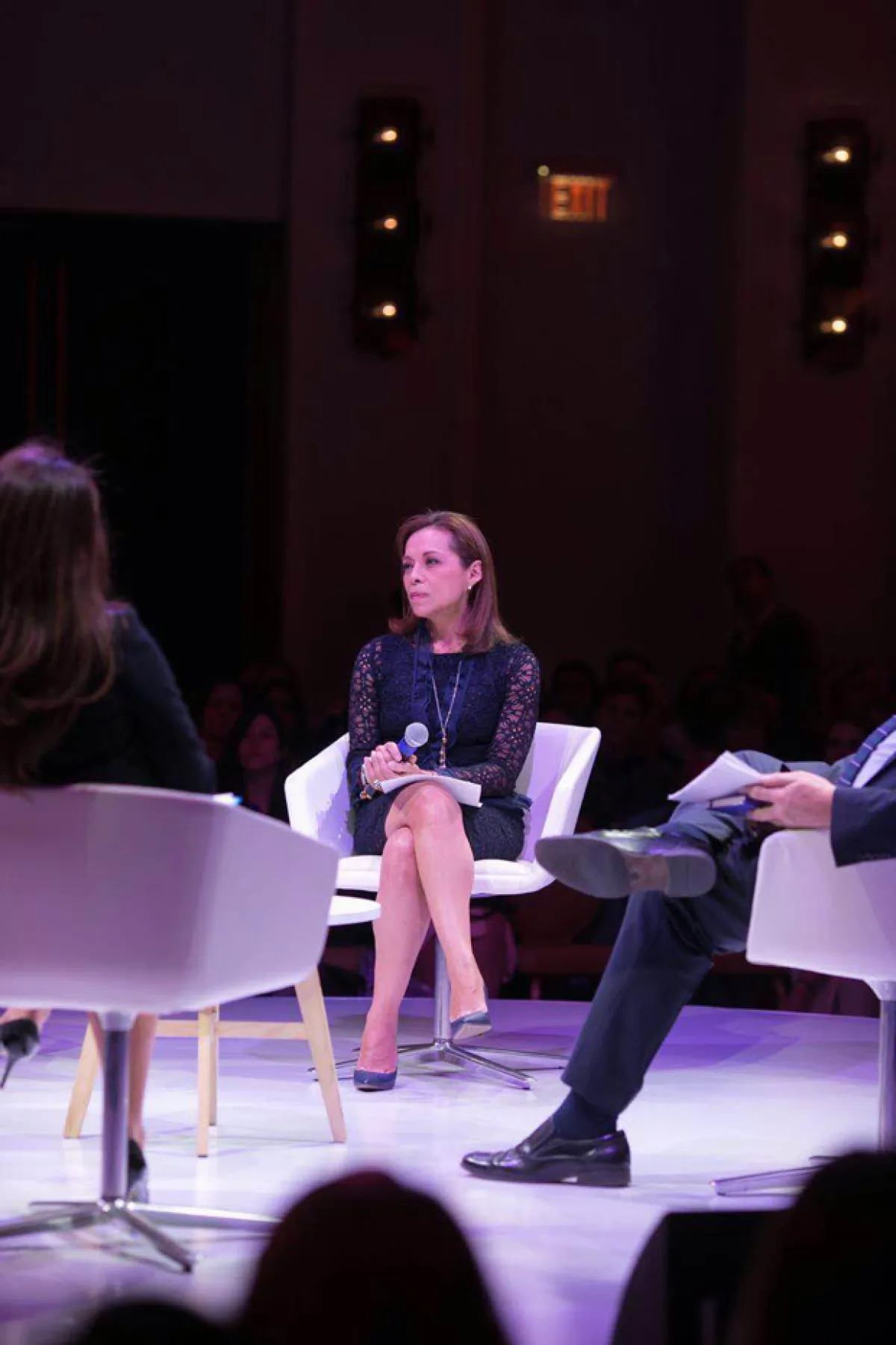 La ex candidata a la presidencia de la República habló sobre la mujer en la política.