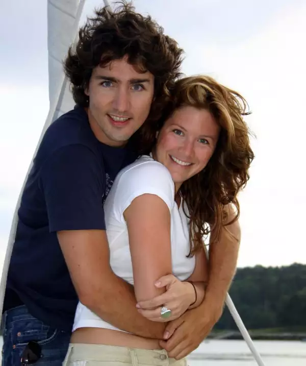 Justin Trudeau, y su esposa, Sophie Gregoire Trudeau