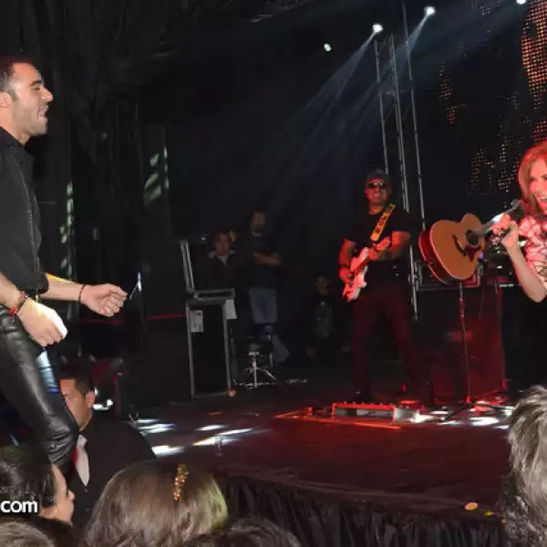 Alfonso Helfon y Gloria Trevi